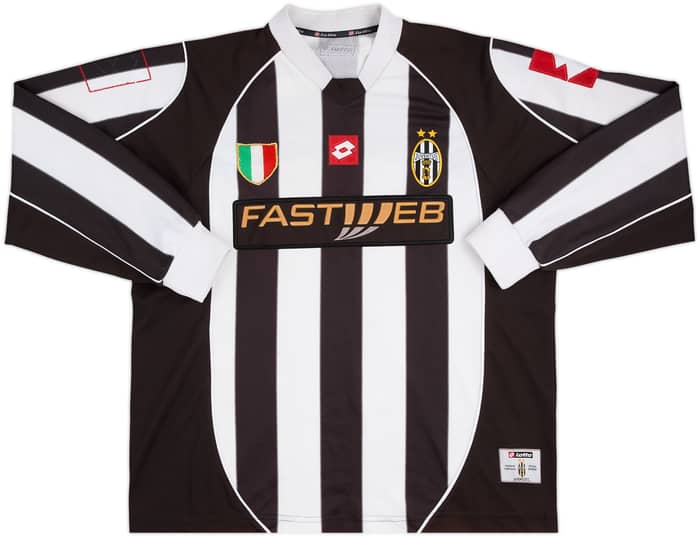 2002-03 Juventus Home L/S Shirt Del Piero #10 - 4/10 - (XXL)