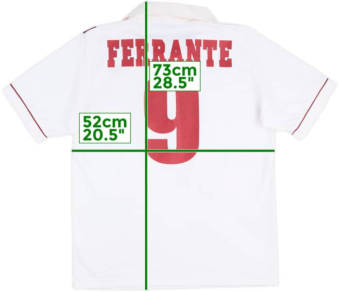 1998-99 Torino Away Shirt Ferrante #9 - 6/10 - (M)