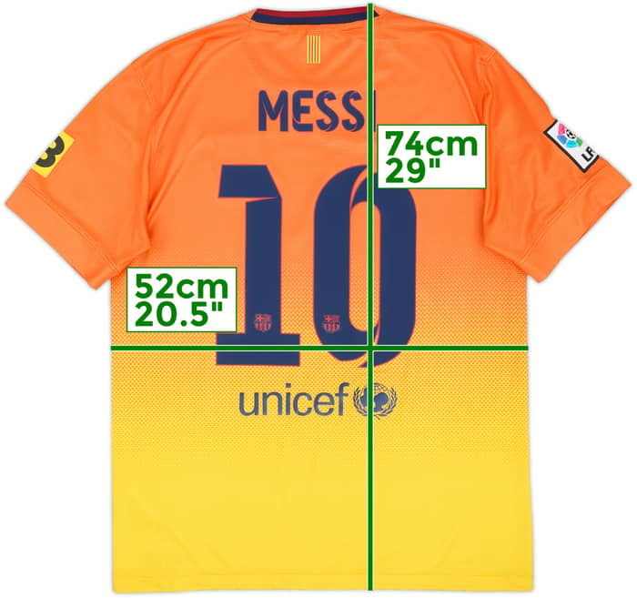 2012-13 Barcelona Away Shirt Messi #10 - 7/10 - (M)