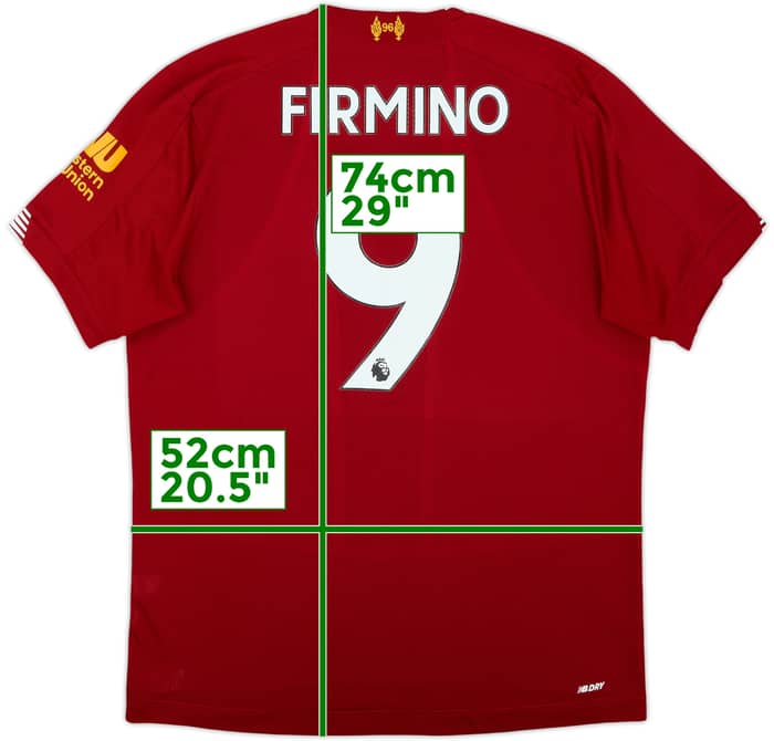 2019-20 Liverpool Home Shirt Firmino #9 - 6/10 - (M)