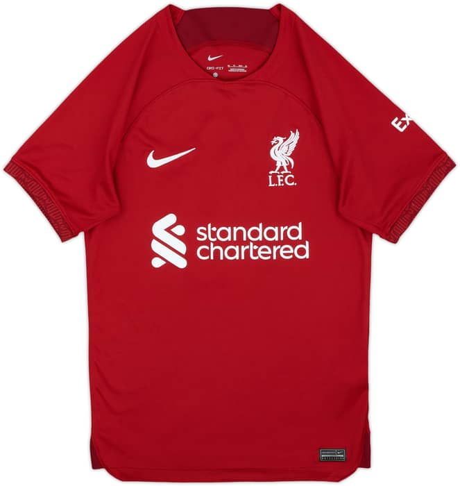 2022-23 Liverpool Home Shirt Virgil #4 - 8/10 - (XS)