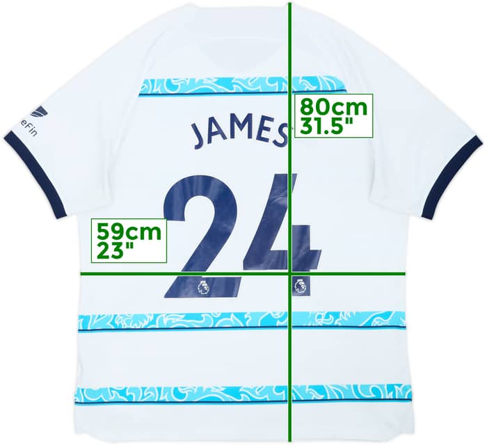 2022-23 Chelsea Away Shirt James #24 - 6/10 - (XL)