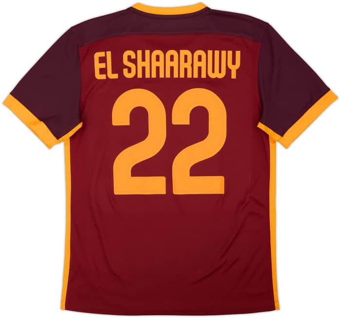 2015-16 Roma Home Shirt El Shaarawy #22 - 10/10 - (M)