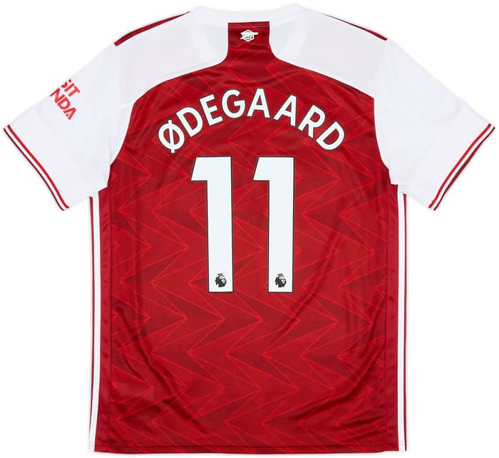 2020-21 Arsenal Home Shirt Odegaard #11 - 8/10 - (L)