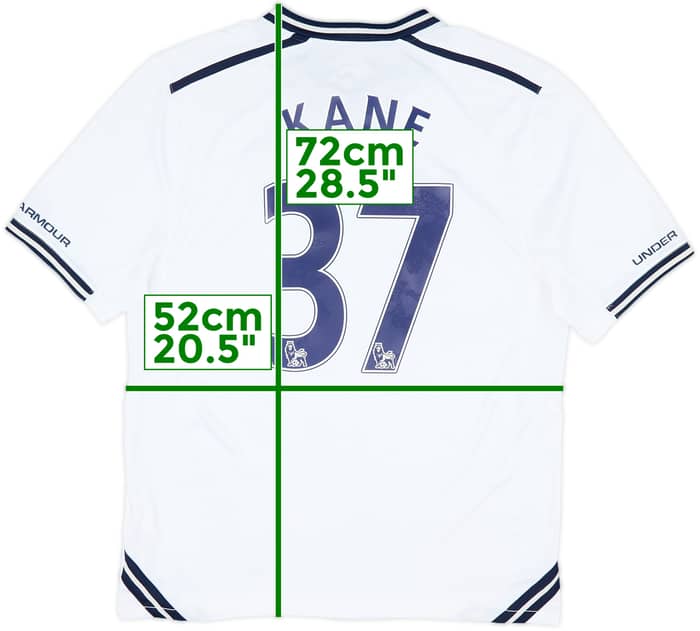 2013-14 Tottenham Home Shirt Kane #37 - 8/10 - (M)