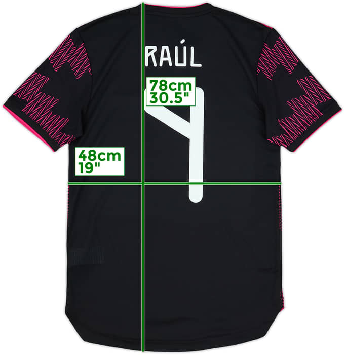 Camiseta auténtica de local de México 2020-21 Raul #9 (S)