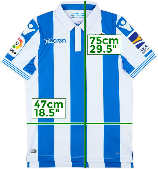 2018-19 Real Sociedad Home Shirt - 9/10 - (S)