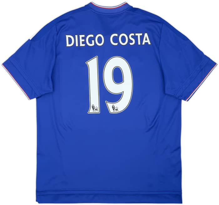 2015-16 Chelsea Home Shirt Diego Costa #19 - 8/10 - (XL)