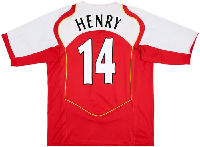 2004-05 Arsenal Home Shirt Henry #14 - 7/10 - (XL)