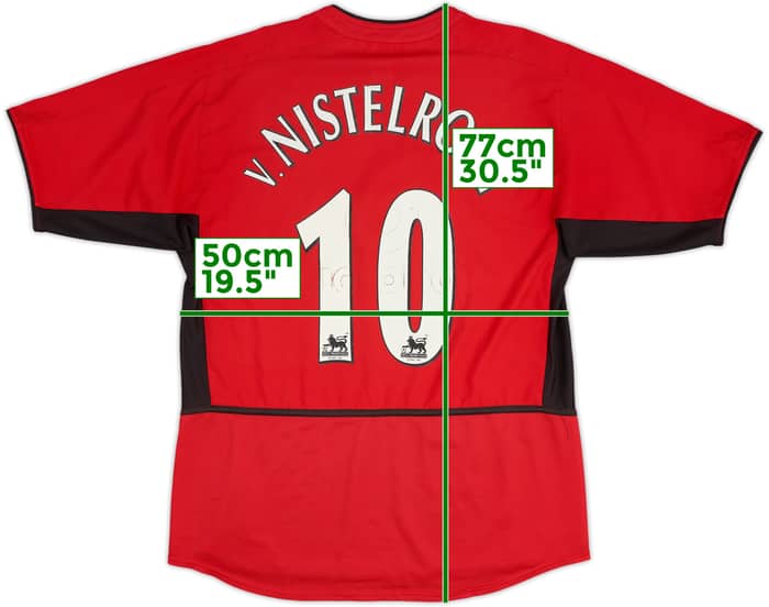 2002-04 Manchester United Home Shirt v.Nistelrooy #10 - 5/10 - (M)