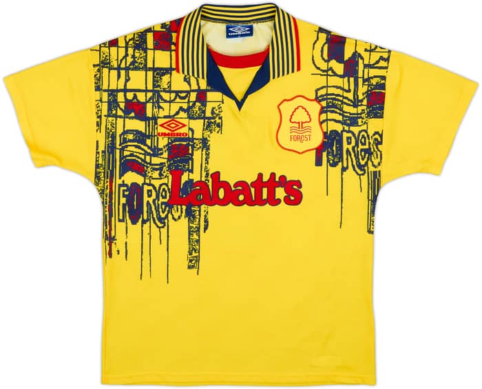 1995-97 Nottingham Forest Away Shirt Pearce #3 - 8/10 - (M)