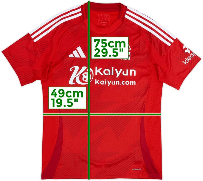 2024-25 Nottingham Forest Home Shirt - 8/10 - (M)