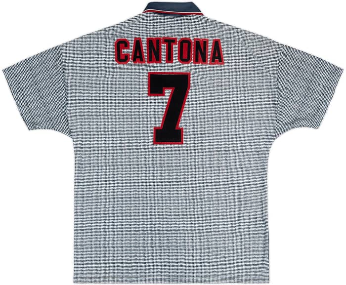 1995-96 Manchester United Away Shirt Cantona #7 - 8/10 - (XL)