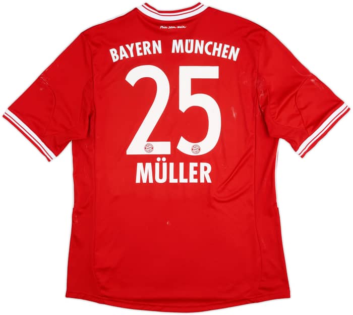 2013-14 Bayern Munich Home Shirt Muller #25 - 7/10 - (L)