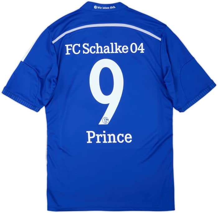 2014-16 Schalke Home Shirt Prince #9 - 8/10 - (L)