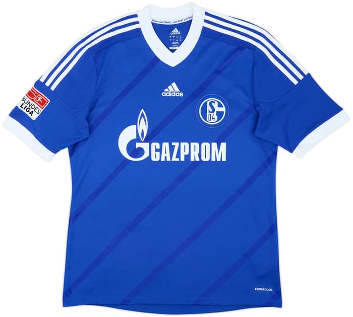 2012-14 Schalke Home Shirt Howedes #4 - 8/10 - (L)
