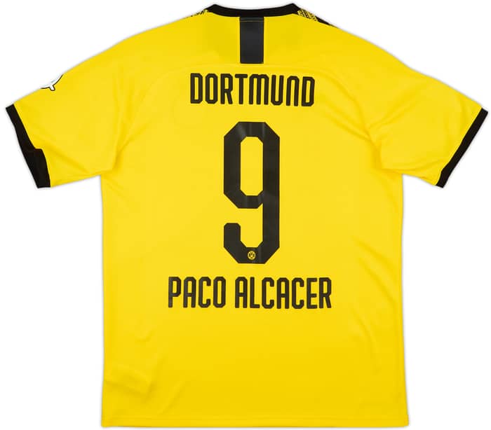 2019-20 Borussia Dortmund Home Shirt Paco Alcacer #9 - 10/10 - (L)
