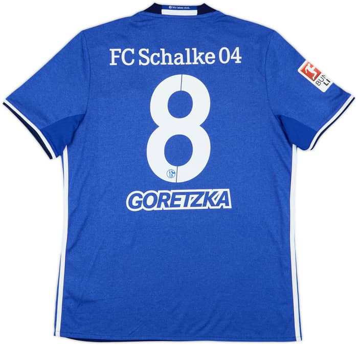 2016-18 Schalke Home Shirt Goretzka #8 - 8/10 - (L)