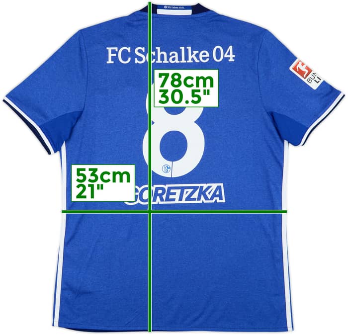 2016-18 Schalke Home Shirt Goretzka #8 - 8/10 - (L)