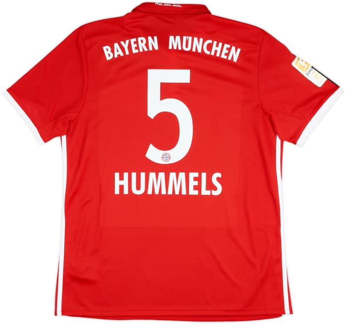 2016-17 Bayern Munich Home Shirt Hummels #5 - 9/10 - (L)