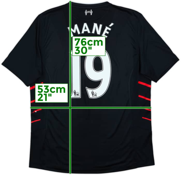 2016-17 Liverpool Away Shirt Mane #19 - 6/10 - (L)