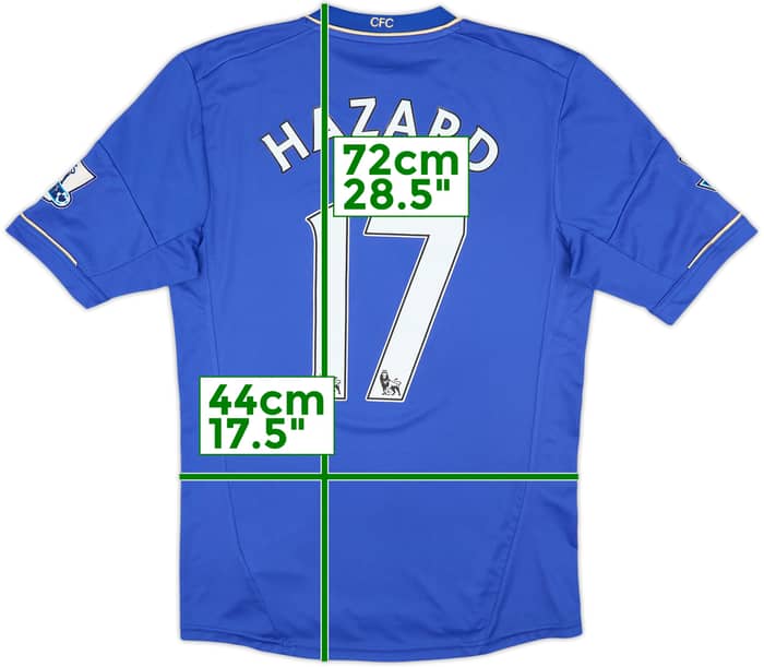 2012-13 Chelsea Home Shirt Hazard #17 - 8/10 - (S)