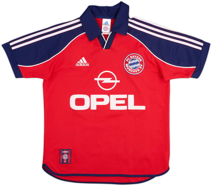 1999-01 Bayern Munich Home Shirt Elber #9 - 9/10 - (13-14 Years)