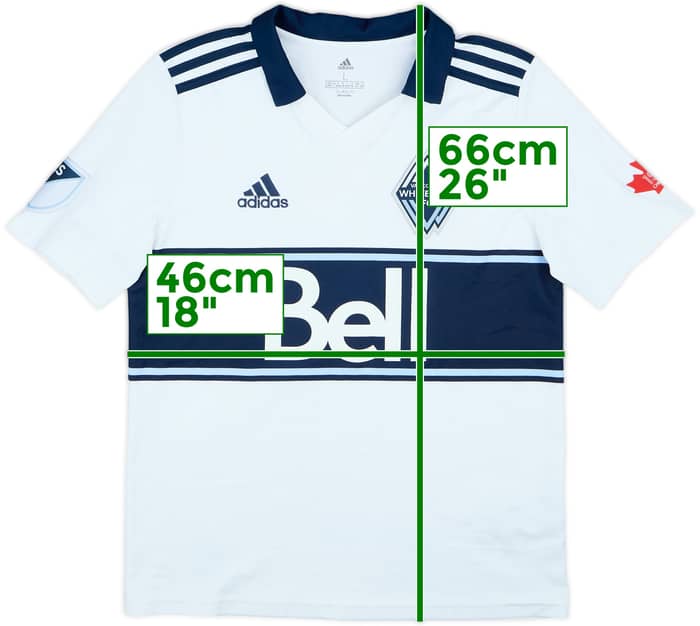 2019 Vancouver Whitecaps Home Shirt - 8/10 - (13-14 Years)