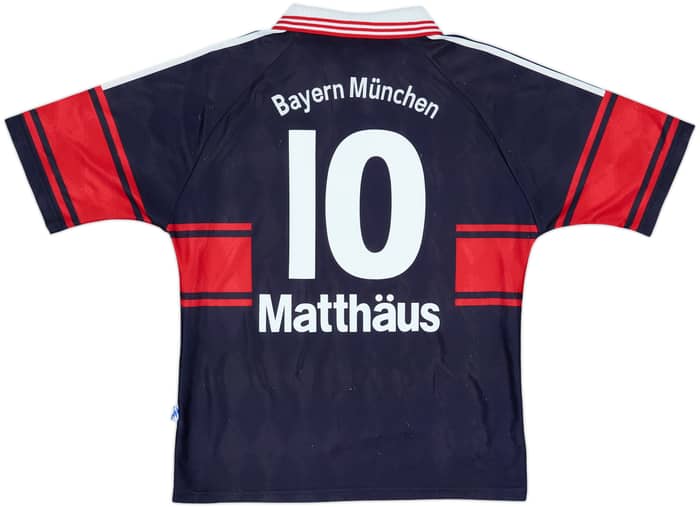 1997-99 Bayern Munich Home Shirt Matthaus #10 - 8/10 - (15-16 Years)