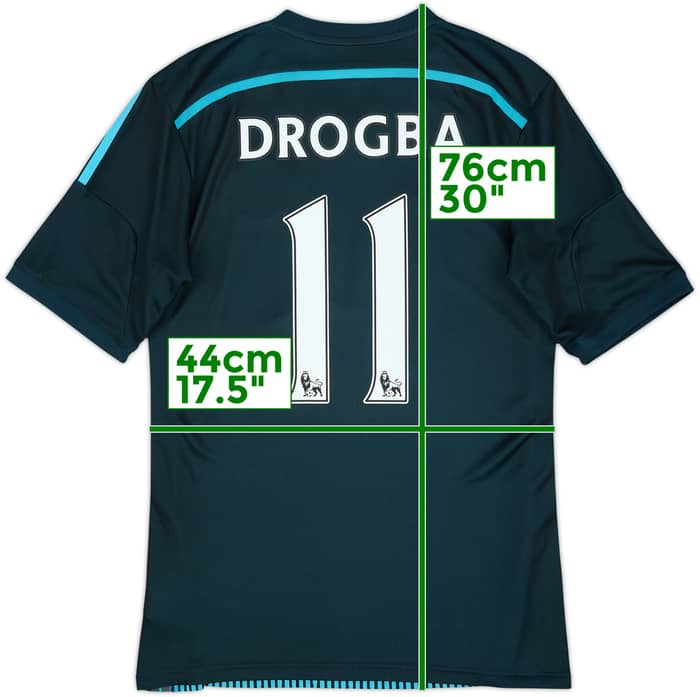 Camiseta de la tercera equipación de Chelsea 2014-15 Drogba #11 - 6/10 - (M)