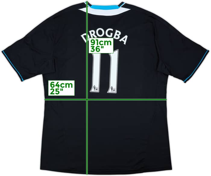 2011-12 Chelsea Away Shirt Drogba #11 - 6/10 - (3XL)