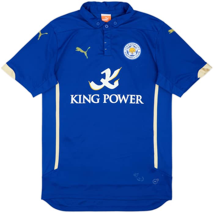 2014-15 Leicester Home Shirt Vardy #9 - 5/10 - (M)