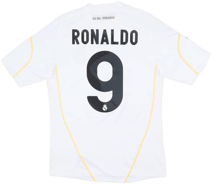 2009-10 Real Madrid Home Shirt Ronaldo #9 - 7/10 - (S)