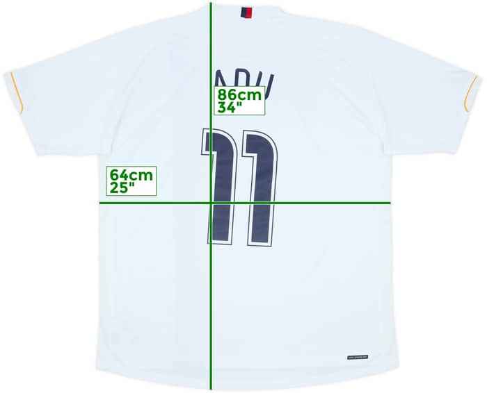 Camiseta de local de USA 2006-07 Adu #11 - 8/10 - (XXL)