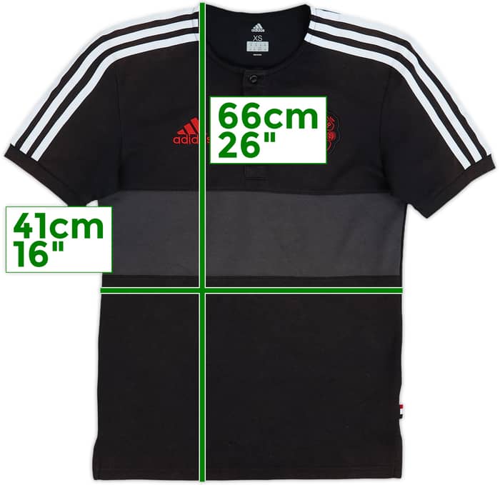 2018-19 Manchester United adidas Polo Shirt - 6/10 - (XS)