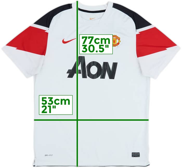2010-12 Manchester United Away Shirt - 5/10 - (L)