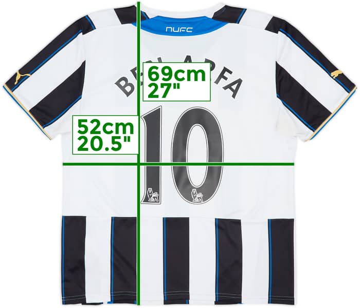 2013-14 Newcastle Home Shirt Ben Arfa #10 - 6/10 - (M)