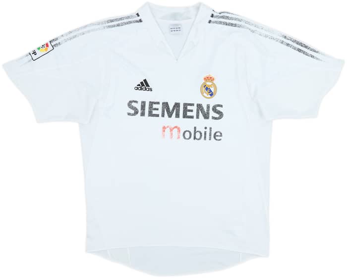 2004-05 Real Madrid Home Shirt - 4/10 - (L)
