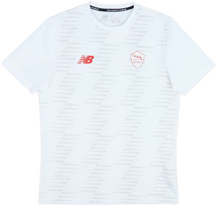 2021-22 Roma New Balance Training Shirt - 8/10 - (M)