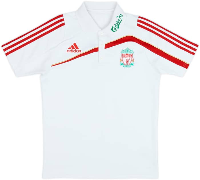 2009-10 Liverpool adidas Polo Shirt - 7/10 - (L)