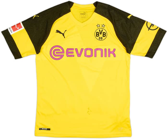 2018-19 Borussia Dortmund Home Shirt Sancho #7 - 4/10 - (M)