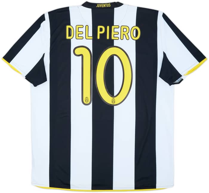 2008-09 Juventus Home Shirt Del Piero #10 - 9/10 - (XL)
