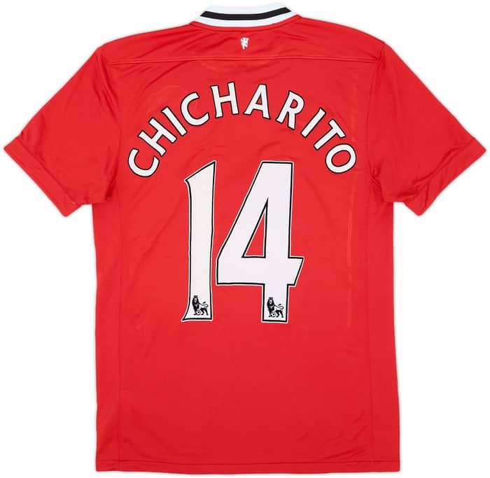 2011-12 Manchester United Home Shirt Chicharito #14 - 5/10 - (M)