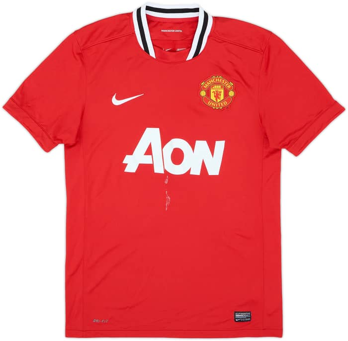 2011-12 Manchester United Home Shirt Chicharito #14 - 5/10 - (M)