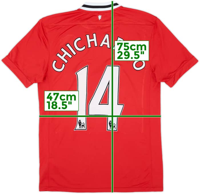 2011-12 Manchester United Home Shirt Chicharito #14 - 5/10 - (M)