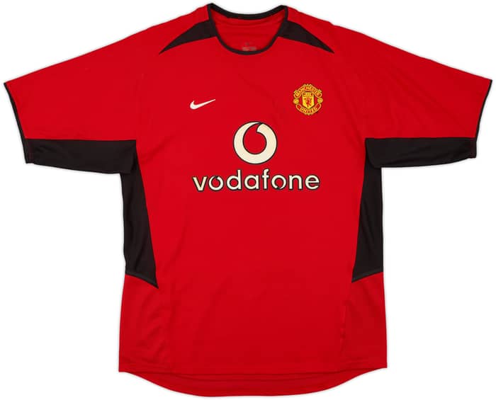 2002-04 Manchester United Home Shirt Beckham #7 - 6/10 - (M)