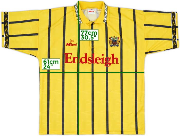 1993-95 Burnley Away Shirt - 5/10 - (XL)