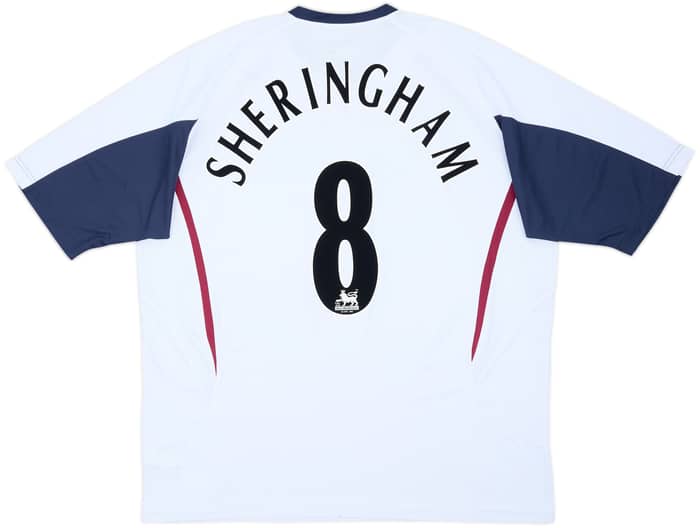 Camiseta de visitante del West Ham 2005-06 Sheringham #8 - 8/10 - (XXL)