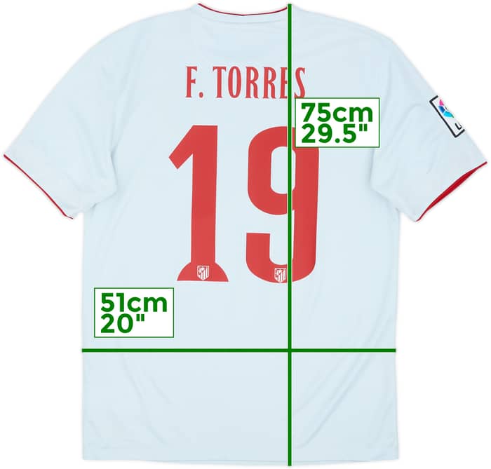 2014-15 Atletico Madrid Away Shirt F.Torres #19 - 7/10 - (M)