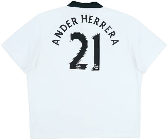 2014-15 Manchester United Away Shirt Ander Herrera #21 - 8/10 - (3XL)
